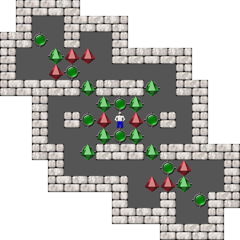 Sokoban Sasquatch 06 Arranged level 5